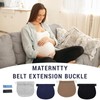 Thoquene 6 Stück Verstellbarem Hosenerweiterung Schwangerschaft Set, Elastisch Hosenbunderweiterung Schwangerschaft