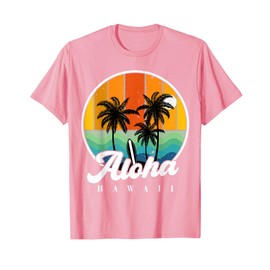 Aloha Hawaiian-Shirt Palm Beach Hawaii Kids Youth Teen Girl T-Shirt