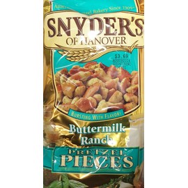 Snyder's of Hanover, Buttermilk Ranch Pretzel Pieces, 11.25oz Bag (Pack of 2)