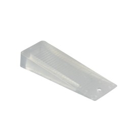 Gedotec Door Stop Wedge – Transparent, 1 Piece Robust and Durable Plastic Wedge Door Lock Door Stopper Small for All Doors Window Stopper Rubber Wedge Stopper