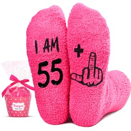 HAPPYPOP 56th Birthday Gifts Ideas for Women - Socks for 56 Year Olds, Best Gifts for 56 Year Old Woman