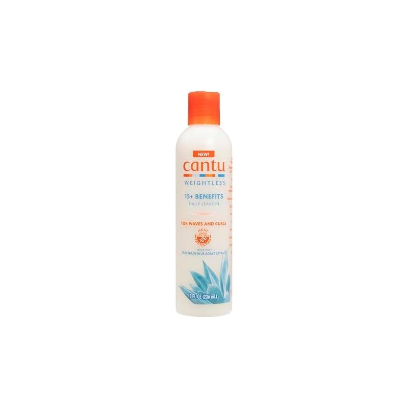 Cantu Weightless Crema Sin Enjuague de Uso Diario, 8 fl