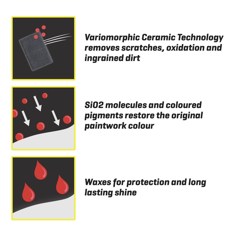 T-Cut Light Red Scratch Remover Color Fast Paintwork Restorer Car