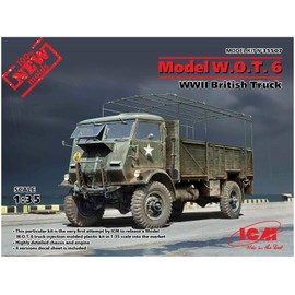 ICM ICM35507 W.O.T.6, 1:35-Model W.O.T. 6, WWII British Truck, Grey