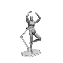 Weaving Tools and Accessories Drawing Figure ,Action Figure Body Customizable Poses Movable PVC Widely Used Drawing Mannequin for Family Office (Man #13)