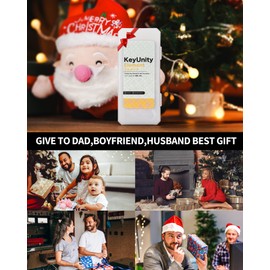 KeyUnity Titanium Double-Sided Carabiner Belt Keychain Clip, Quick Release Keyring, Key Organiser Keyring, Belt Clips For Keys, Keychain Belt Loop, EDC Snap-On Key Holder Organizer for Man & Woman