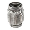 Stainless Steel Exhaust Flex Pipe, 3 x 4 Inches, Interlock Design