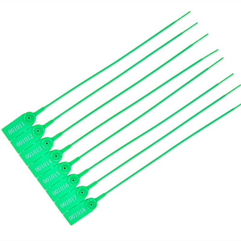 Plastic Numbered Security Seal Pull Tight Padlock Safety Tag Tamper