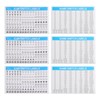 ECSiNG 6PCS Light Switch Electrical Breaker Panel Stickers 21.6x14cm Transparent