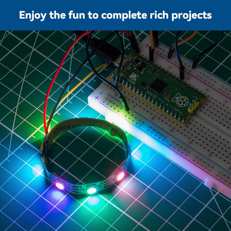 SUNFOUNDER Raspberry Pi Pico Ultimate Starter Kit with Detailed Online