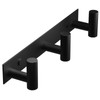 VAEHOLD Black Hat and Coat Wall Mount Rack - 3