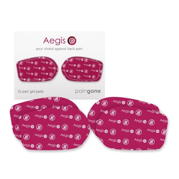 Paingone Aegis Replacement Gel Pads, 4 Count - Adhesive Electrode