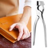 xuuyuu.. leatherwork leather edge clamp leather craft fixing pliers leather