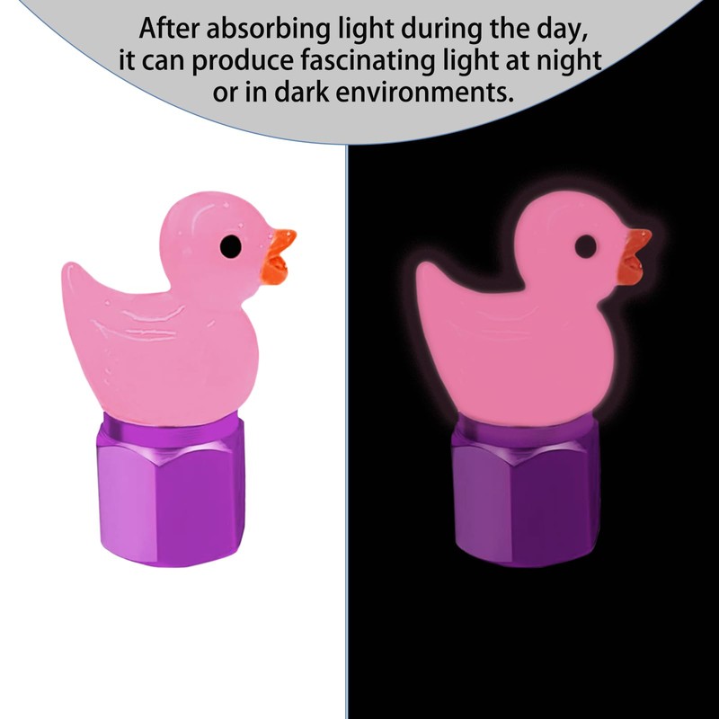 I3DIDEA Glow in The Dark Tire Valve Caps-4 Pieces Cute