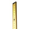 Double Sided Meter Stick - Hardwood Metric Meter Stick, Horizontal Reading & Protective Metal Ends - Eisco Labs