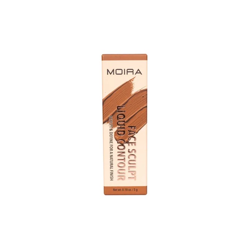 Contorno Líquido Moira Cosmetics Face Sculpt Mate Tono Cocoa Vegano
