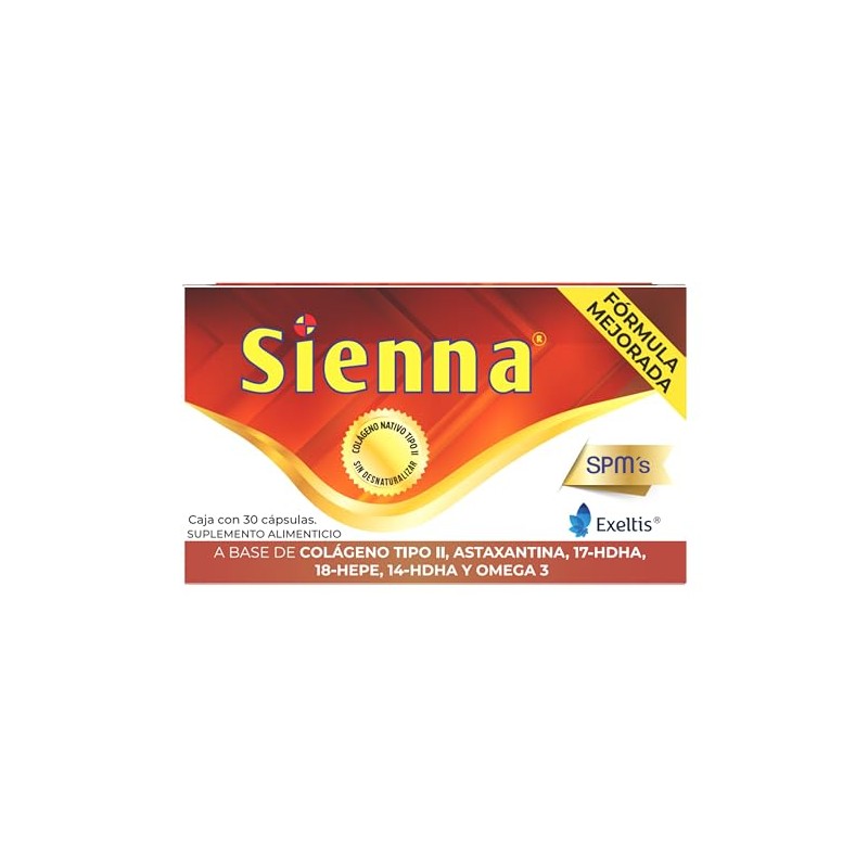 Sienna SPM's Suplemento Alimenticio, 30 Cápsulas