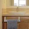 Extensible Removable Towel Rail, Single Rack, No Drilling on Door