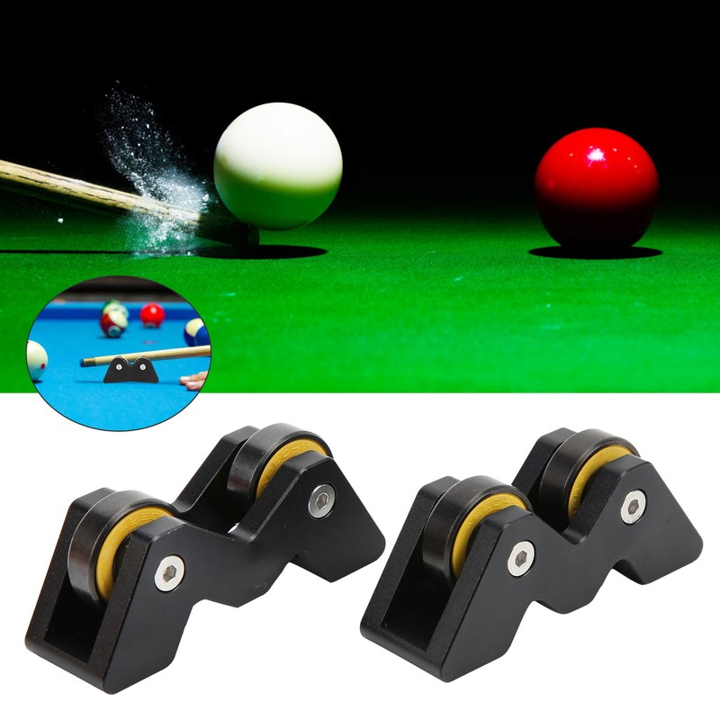 2PCS Aluminium and Bearing Billiards Cue Straightness Detector Straightening Calibrator