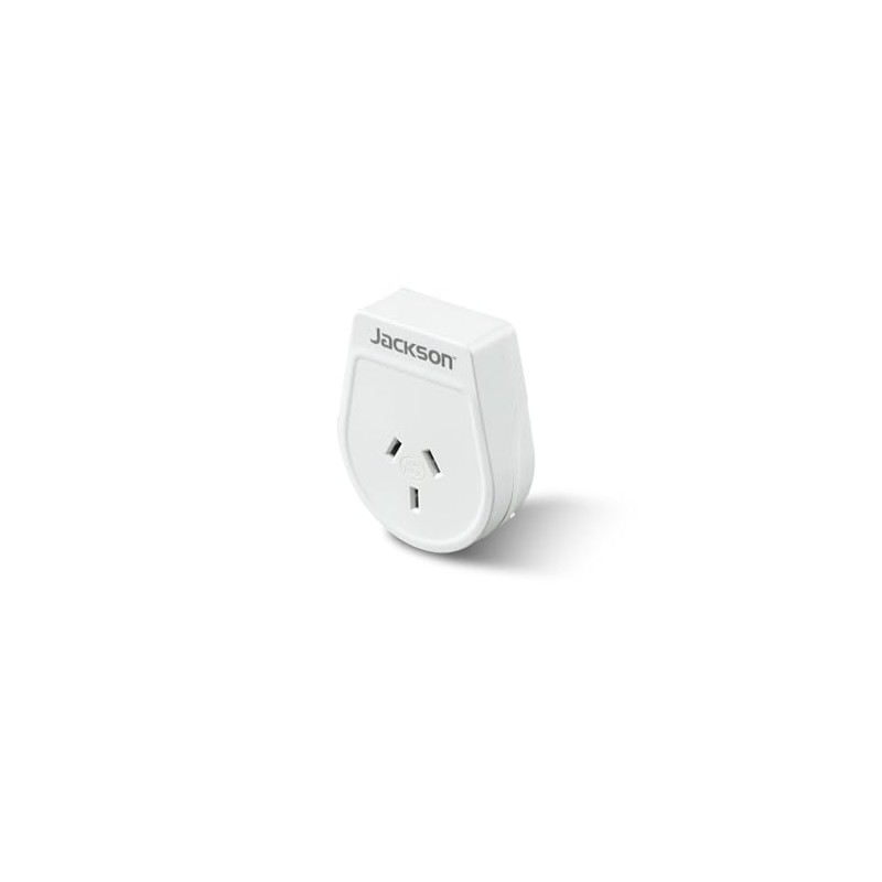 Jackson AUS - USA & Canada USB-A Travel Adapter, White