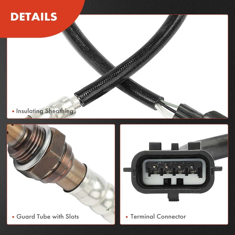 Sensor de oxígeno O2 A-Premium compatible con Nissan Rogue 2014-2020,