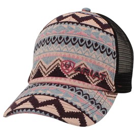 M&F Ladies Cap Tribal Print Pink