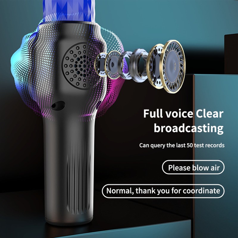 Alcohol Tester Handheld High Accuracy Intelligent Voice Announcement Type C