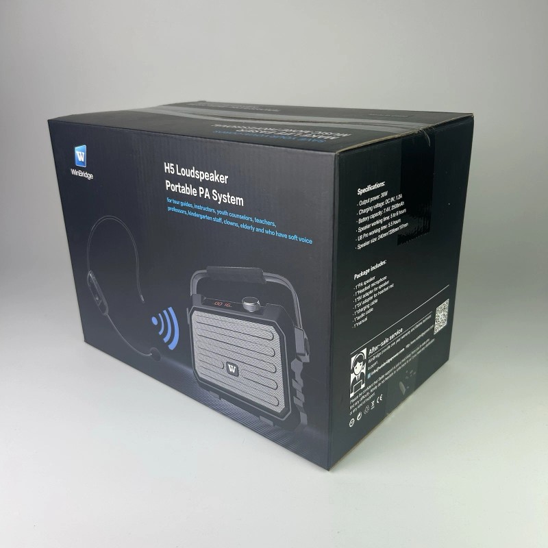WINBRIDGE Portable PA Speaker Sound System with Bluetooth Headset Model