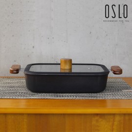 Oslo Ecoramic IH square hotpot pot 28cm / 오슬로 에코라믹 IH 사각전골냄비 28cm
