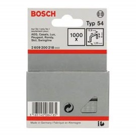 Bosch 2609200218 Fine Wire Staple, Silver, 6 x 12.9 mm, Set of 1000 Piece