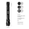 Police Security Blackjack 2AA Flashlight - Cree LED Ultra Bright
