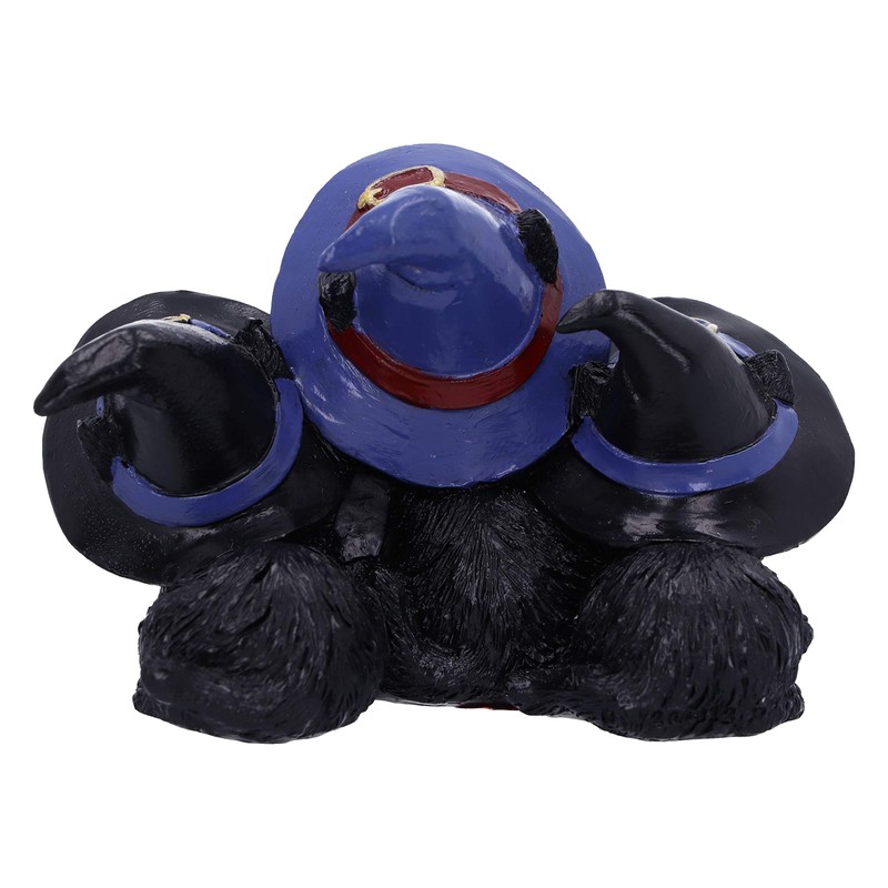 Nemesis Now Familiar Felines Black Cats in Witches Hats Figurine,