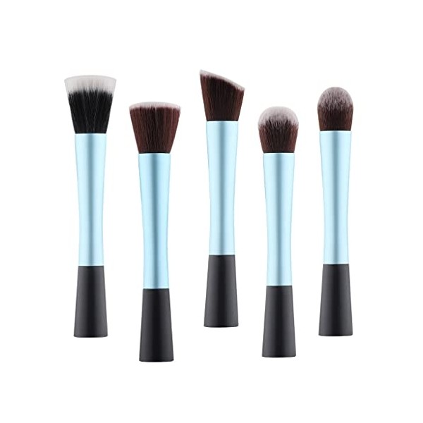 5pcs Big Makeup Brushes Set Powder Foundation Blending Blush Eyeshadow