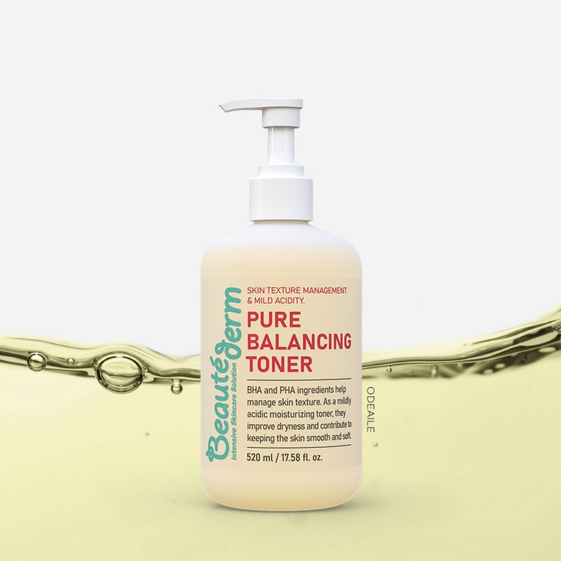 Bottederm Toner Pure Balancing 520ml Oily Trouble [Single Item] Pure