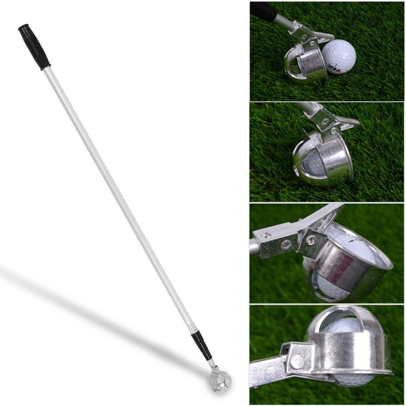 Durable Golf Ball Pick Up Claw Balls Grabber Retriever Golfer