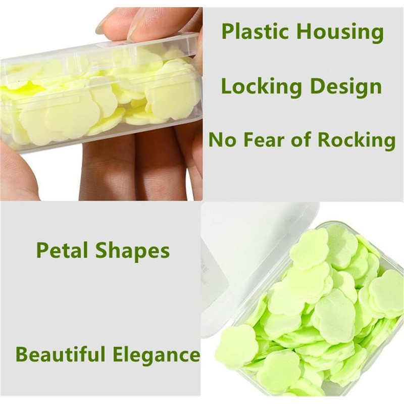 4 Different Scented Mini Fresh Portable Disposable Petal Hand Wash