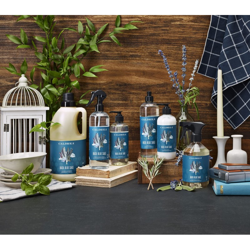 Caldrea Dish Soap, Biodegradable Dishwashing Liquid made with Soap Bark