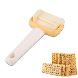 Rolling Biscuit Cutters, Rolling Cookie Cutters Dough Cookie Roller Cutter Biscuit Rolling Crimped Cutter Baking Tool Pastry Maker Rolling Square Cutter Biscuit Ravioli Cutter (large)