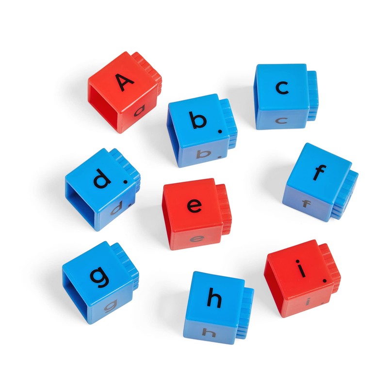 Learning Resources Reading Rods - Alphabet & KVK Words Sticks,