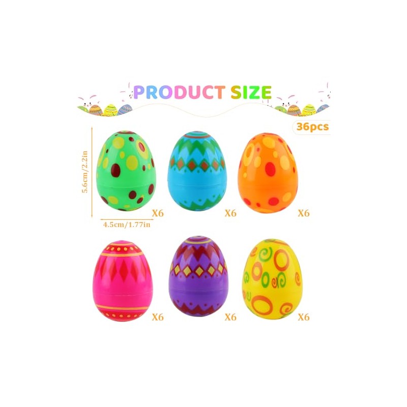 ACTOYS Easter eggs for filling, Easter eggs for hanging, Easter