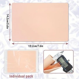 Tattoo Practice Skin with Transfer Paper - Tattoo Kit Including 15PCS Tattoo Transfer Paper & 5PCS Tattoo Practice Skin for Beginners & Experienced Artists Tattoo Supplies