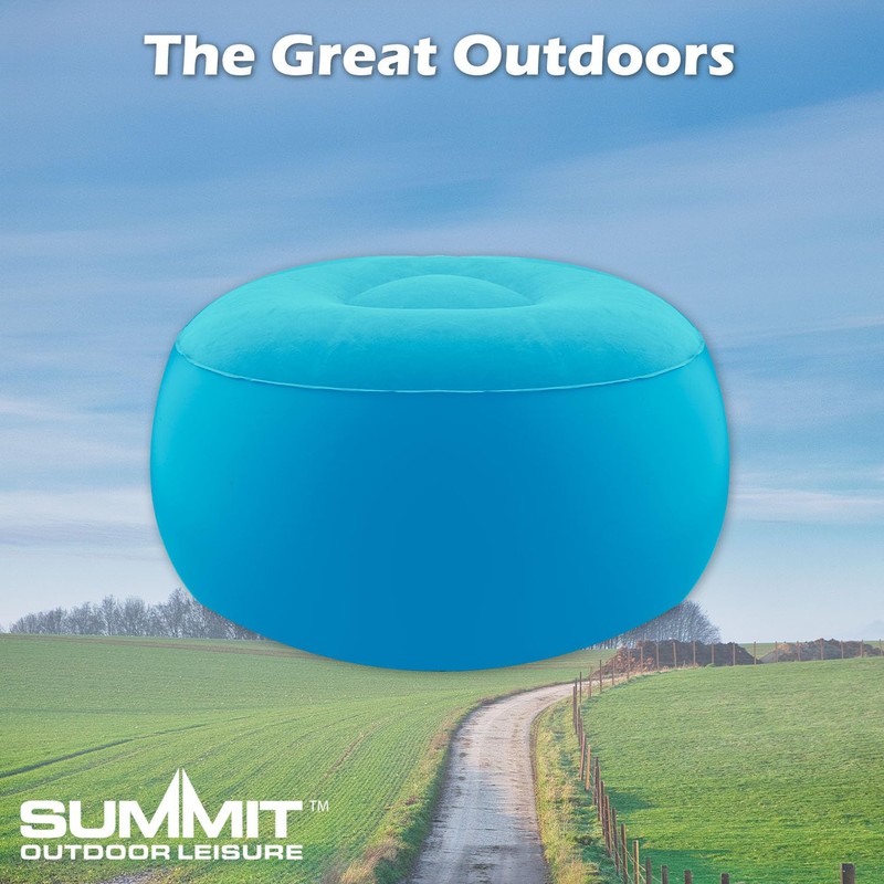VFM e-Store - Inflatable Foot Stool Easy, Durable, Pack Away,