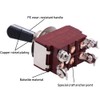 mxuteuk High Performance Toggle Switch 20A 125V DPST 2 Position
