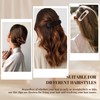 Cptots 8 Pcs Large Lay Flat Claw Clips for Women