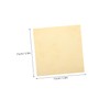 GANAZONO 2pcs Solid Brass Sheet Plates Thickness for Crafts Repairs