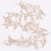Christmas Concepts® 1.8m (6ft) Gold Glitter Leaf Garland - Floral Party Décor - Christmas Tree Decorations
