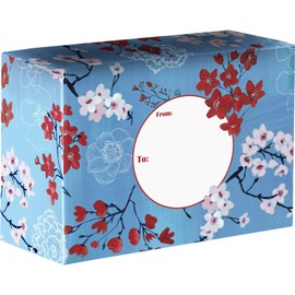 Jillson Roberts Small Mailing Boxes, Drifting Floral Blossoms (12 Pcs)