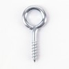100x Heavy Duty 45mm Screw in Eye Hooks - Frame/Vine/Hook/Loop/Wall/Hangers