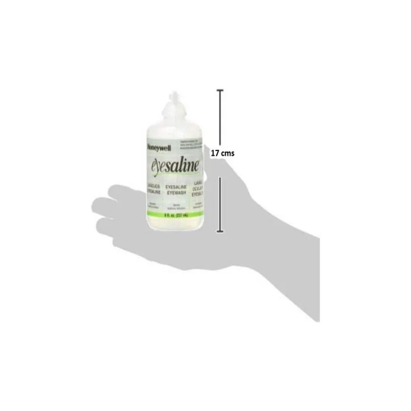 Honeywell Eyesaline Botella Repuesto Solución Salina Lavaojos 16 Oz