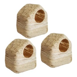 Pack 3 - Nidos Casa Ixtle Para Canarios Finches O Similares
